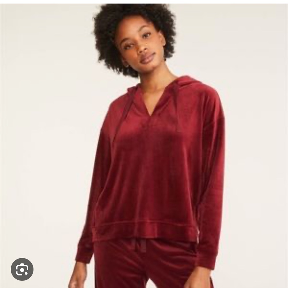 Loft & Grey Velour Hoodie